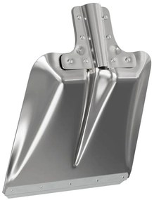 vidaXL Κεφάλι Φτυαριού Ασημί 43 x 32,5 εκ Αλουμίνιο