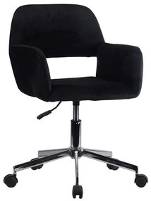 Καρέκλα Γραφείου Idols Black 56,5x54,5x76/88cm 25-0483