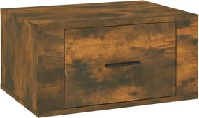 vidaXL Κομοδίνο Επιτοίχιο Καπνιστή Δρυς 50x36x25 εκ.