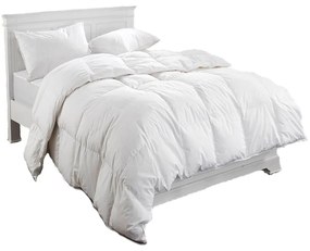 Πάπλωμα Πουπουλένιο White Viopros Μονό 160x240cm Feather