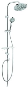 Στήλη Ντους Mε Tηλέφωνο Rondo Lux NP23 98,5cm Inox Ferro Steel,Abs
