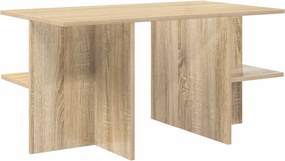 vidaXL Τραπεζάκι σαλονιού Sonoma Δρυς 87 x 50 x 45 εκ