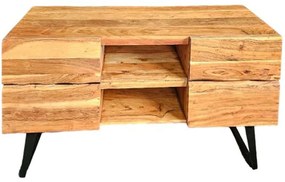 Έπιπλο Τηλεόρασης Dervie 113-000038 130x43,5x66,5cm Natural