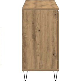 vidaXL Μπουφές Δρυς τεχνίτης 101,5 x 35 x 70 εκ. από Επεξεργασμένο Ξύλο