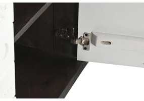 Σκευοθήκη DKD Home Decor Λευκό Σκούρο καφέ Ξύλο από Μάνγκο 150 x 43 x 80 cm