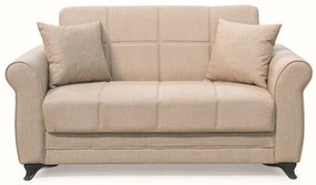 Καναπές-Κρεβάτι Διθέσιος Lena 40.0301 150x80x75/125x100cm Light Brown