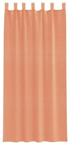 vidaXL Κουρτίνες Voile με βρόχους 2 τεμάχια Τερακότα 140x225 cm