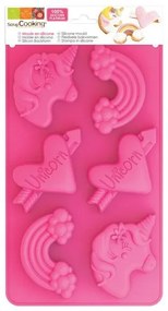 Scrap Cooking Φόρμα Σιλικόνης 6 Καλούπια 33x17.5x2.5εκ. Unicorn SCC-3176