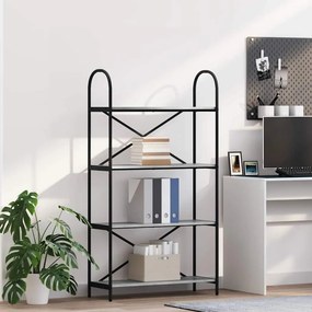 vidaXL Ράφι Βιβλίων 4 επιπέδων 80 x 30 x 146 εκ Επεξεργασμένο ξύλο