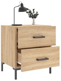 vidaXL Κομοδίνο Sonoma Δρυς 40 x 35 x 47,5 εκ. από Επεξεργασμένο Ξύλο