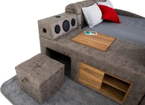 Double Bedstead Whesley Smart - Brown Brown