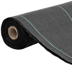vidaXL Μεμβράνη Εδαφοκάλυψης Μαύρη 0,5x150 μ. από Πολυπροπυλένιο