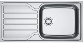 Franke Flash FLN 611-100 Ένθετος Ανοξείδωτος νεροχύτης Σατινέ Μ100xΠ50cm