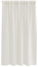 vidaXL Κουρτίνες με κουρτίνες 2 pcs Κρεμ 140 x 140 εκ. Πολυεστέρας