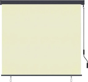 vidaXL Ρόλερ Κρεμ 180 x 250 cm Ύφασμα και Αλουμίνιο