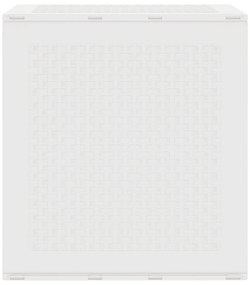 vidaXL Σακούλα Αποθήκευσης Κήπου Λευκή 55x53x57 εκ PP