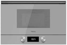 Teka ML 8220 BIS L Εντοιχιζόμενος Φούρνος Μικροκυμάτων με Grill 22lt Γκρι