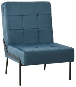 Καρέκλα Χαλάρωσης 65 x 79 x 87 Μπλε Βελούδινη - Μπλε