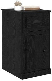 vidaXL Βοηθητικό ντουλάπι Μαύρη Οξυά 40 x 50 x 75 εκ