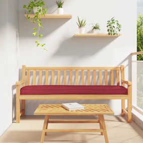 vidaXL Μαξιλάρι Παλέτας για Πάγκο Μπορντό 180x40x8 cm Ύφασμα Oxford