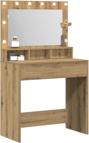 vidaXL Τραπέζι περιποίησης Artisan Oak 75,5 x 41 x 135 εκ.