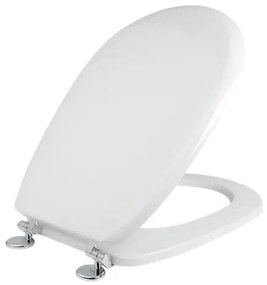 Κάλυμμα Λεκάνης WC Polyester B.T Λευκό 43,5-49x35cm Οπές 12-20cm για Ideal Standard Liuto, Gravena Rhonda Elvit 0093