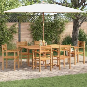 vidaXL Καρέκλες κήπου που σωριάζονται 6 pcs Καφέ 55.5 x 55.5 x 90 εκ.