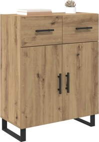 vidaXL Πλαϊνό γραφείο Artisan Oak 69,5 x 34 x 90 εκ.