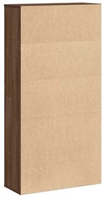 vidaXL Βιβλιοθήκη Καφέ Δρυς 60x24x120 εκ. από Επεξεργασμένο Ξύλο