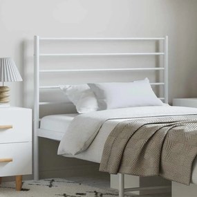 vidaXL Ανταλλακτικό κεφαλάρι Λευκό 100 εκ. Μεταλλικό