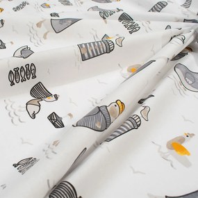 Πάνα Χασέ (80x80) Dimcol Seabirds 578 White - Grey