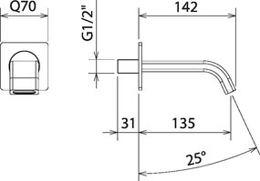 La Torre 46244 Black Matt - Στομιο