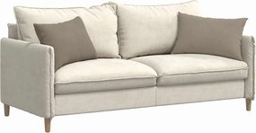 vidaXL Μαξιλάρι Καναπέ 2 pcs Taupe 60 x 40 cm ύφασμα