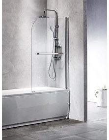 Sanitec AP90140 Μονόπτυχο Παραβάν Μπανιέρας 90x140cm