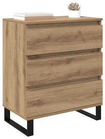 vidaXL Πλαϊνό γραφείο Artisan Oak 60 x 35 x 70 cm Επεξεργασμένο ξύλο
