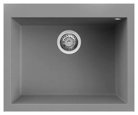 Νεροχύτης κουζίνας QUADRA 110 Titanium 73 ELLECI 61x50cm - LMQ11073