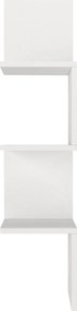Ράφι Τοίχου Λευκό CORNER 25x25x105,4