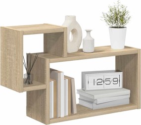 vidaXL Ράφι Τοίχου Επιτοίχιο Sonoma Δρυς 55 x 15 x 35 εκ.