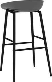 vidaXL Καρέκλες Μπαρ 4 τεμ. Γκρι
