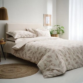 Κουβερλί Karen-2 Sand Vesta Home Υπέρδιπλo 230x270cm 100% Cotton Satin