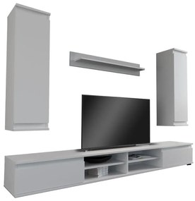 TV unit Sandro white 220x37x160cm 220x37x160 εκ.