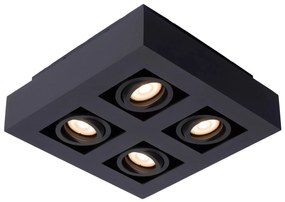 Φωτιστικό Οροφής Lucide 09119-21-30 XIRAX Μαύρο Ματ (Black Mat) 2200 K