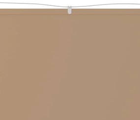 vidaXL Τέντα Κάθετη Taupe 140 x 800 εκ. από Ύφασμα Oxford