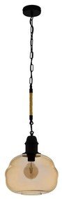 Φωτιστικό Οροφής 'Marysville' 43335 Black-Clear Eglo Metal, Glass