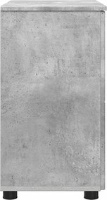vidaXL Ντουλάπι Μπάνιου Σκυρόδεμα Γκρι 61 x 35 x 64 εκ.