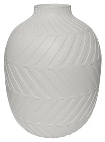 MarHome FIBERGLASS ΒΑΖΟ ΛΕΥΚΟ ΜΑΤ / ΑΝΑΓΛΥΦΟ ΜΟΤΙΒΟ - Φ34x45cm 1/ΚΙΒ 06-94712