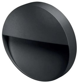 Απλίκα Φωτιστικό Τοίχου Led Ανθρακί Bilbao Round BILBAO3GR Bot Lighting-BILBAO3GR-Ανθρακί BILBAO3GR