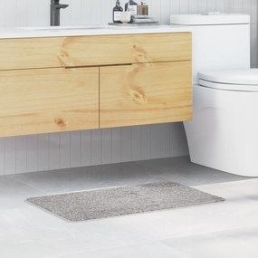 vidaXL Πατάκι Μπάνιου Ορθογώνιο Γκρι 50x80 εκ. Πολυπροπυλένιο Αντιολισθητικό