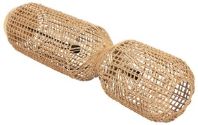 Φωτιστικό Δαπέδου C4358 Μέταλλο - Paper Rope σε Καφέ Φ25x102Υεκ. 25x25x102 εκ.