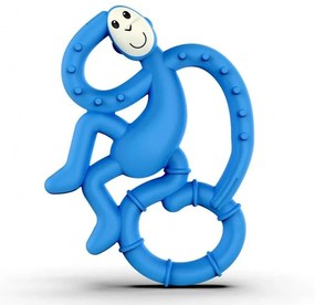 Μασητικό Οδοντοφυΐας Mini Monkey Teether 10cm Blue Matchstick Monkey Σιλικόνη